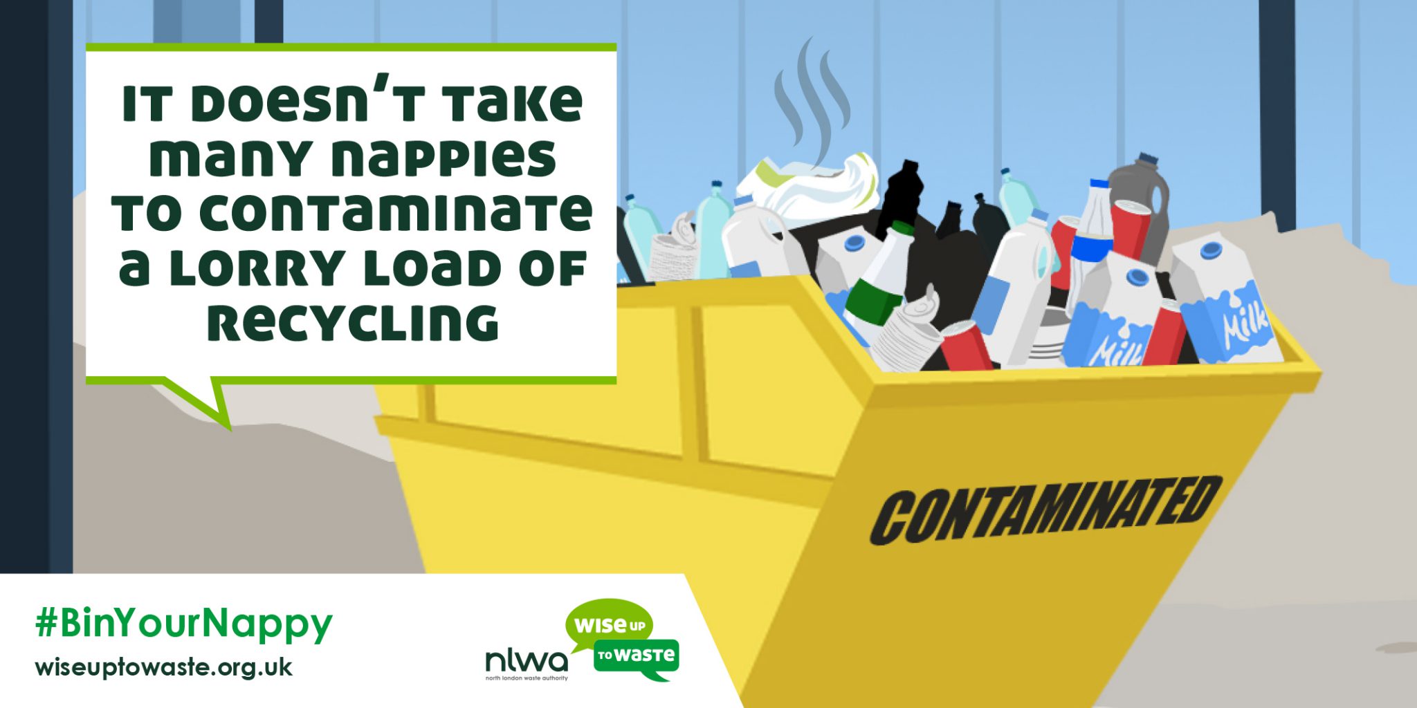 1 in 10 parents admit throwing dirty nappies in the recycling Barley